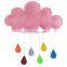 cute elt baby mobile clouds for birthday party supplies