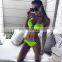 Sexy Women Swimwear Push UP Bikinis Brazilian Love Letter Printed Bandage Swimsuit Badpak Summer Bathing Suit stroj kapielowy
