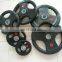 Low price rubber weight plate Hot sale free weight gym equipment barbell plate