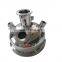 Custom round domed extractor lid cap with FNPT port