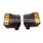 Black Cover Led Turn Signal Mirror For Jeep Wrangler Amber Rear View Side Mirror Turn Signal Light For Jeep Wrangler JK 07-17