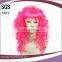 cheap fashion purple tight curly party wigs