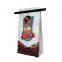 Custom Printed Aluminum foil 250g 500g 1kg Stand Up Coffee Beans Packaging Flat Bottom Box Pouch Bag With Valve