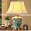 Magpie Pattern Handmade Famille Rose Vase Ceramic table lamps