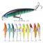 10cm 9g 10 Colors 3D Bionic Eyes Saltwater Fish Baits With Treble Hooks Quivering Minnow Sea Bass Bait Fishing