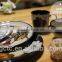 16-piece hand painted stoneware dinnerware set with new design