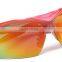 custom light weight colorful REVO flash mirror oval big size sport sunglasses for men