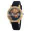 BOBO BIRD Japan Quartz Movement Resin Dial Bamboo Watches Men Wrist Sports Silicone Watch