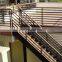 Solid wood staircase fence panels outdoor balustrade style