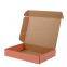 black custom printed corrugated paper mailer box package