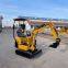 mini crawler excavator 0.8 ton 1 ton small digging machine with many optional accessories