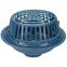 Large Sump 15 Inches Cast Iron Roof Drain with 8 Inch No-Hub Outlet for Roof Drainage