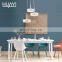 HUAYI China Wholesale Iron Acrylic Indoor Living Room Hotel French Modern Pendant Light Chandelier