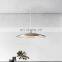 Zhongshan Factory Nordic Danish Designer Modern style UFO suspension lamp for Hotel Dining Home decor Hat Chandelier lamp