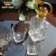 Square Restaurant Bar Home 700ml/750ml Dining Glass Bottle Liquor Gift Set With Stopper Cap Manufacturer