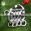 Portable Gear High Quality Outdoor Camping  Aluminium Clip Hanger 4KN Multi-Use Safety  D Ring Carabiner for Dog Leashes