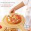 Multi-function Rectangular Bamboo Pizza Bread Chips Cutting Tray Bread Baking Wooden Board with Handle