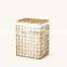 European Style Natural Water Hyacinth Handmade Organic Laundry Storage Basket Hamper With Lid Best Price Vietnam Supplier