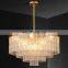 Modern crystal light luxury chandelier suitable for living room dining room lighting high-end copper lamps ceiling lighting