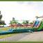 Factory supply giant inflatable water slide with pool