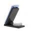 Slim foldable 15w wireless stand mobile phone holder portable fast wireless car charger