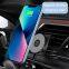 Magnetic car phone holder wireless charger 15Watt for magnetic charging vent mount
