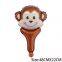 Wholesale Mini Animal Handheld Cartoon Stick Foil Balloons Animal's Head for Event Gifts Kids Toys Party Decoration