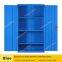 Tall Garage Steel Utility Cabinet With 4 Adjustable Shelves and Reinforced Doors for Tools and Equipment Organization