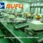 pvc belt with work tables motorcycle mobile phone led light assembly line working tables
