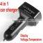 High quality  china 4 in 1 usb car charger