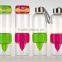 G&J 2015 eco friendly glass water bottle with silicone sleeve China