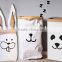 Foldable kraft animal storage bag for kids