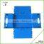 Foldable adjustable plastic storage box