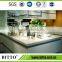 Modern white pure acrylic solid surface kitchen cabinet top