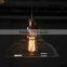 E27 round glass funnel pendant lights