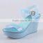 Best Seller Women Plastic Jelly Shoes Wedge Shoes Transparent Jelly Shoes