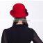 coloful narrow-brim women winter hat for young lady fashion women hat bowler hats floral and leaf trim