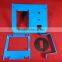 Top quality colored red blue green pink anodized aluminum parts