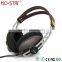 DJ headphone with Retro Design Stereo DJ Detachable headphone with 6.35mm plug
