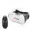 2016 Cardboard VR BOX Version VR Virtual Reality 3D Glasses + Bluetooth Remote Control Gamepad