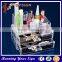 Custom transparent acrylic make up organizer 5 drawer