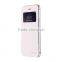 Wallet Embossed Genuine Leather Metal Bumper with Diamond Edged Flip-On Back Cover Cell Phone Cases for Iphone6plus