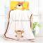 Patch embroidered cartoon animals, the monkey cheap coral fleece kids blanket nap knee blanket corporate gifts
