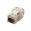 RJ45 Cat6 FTP Toolless Keystone Jack