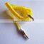 Wholesales DC3.5MM Transparent Spiral Metal Cable