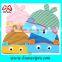 Trendy fancy baby hats custom cotton baby beanie handmade kids bonnet