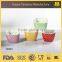 ceramic cremes dish with printing 20324