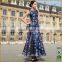 Presley oem wholesale sexy long evening dress slim printed fashion dress