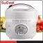 Full white electric rice cooker
