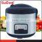 1.8L Stainless Steel Rice Cooker with Steam Tray